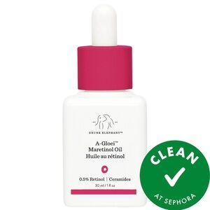 Drunk Elephant A-Gloei Maretinol Oil - White and Pink